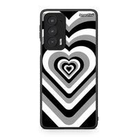 Thumbnail for Motorola Edge 20 5G Black Hearts θήκη από τη Smartfits με σχέδιο στο πίσω μέρος και μαύρο περίβλημα | Smartphone case with colorful back and black bezels by Smartfits