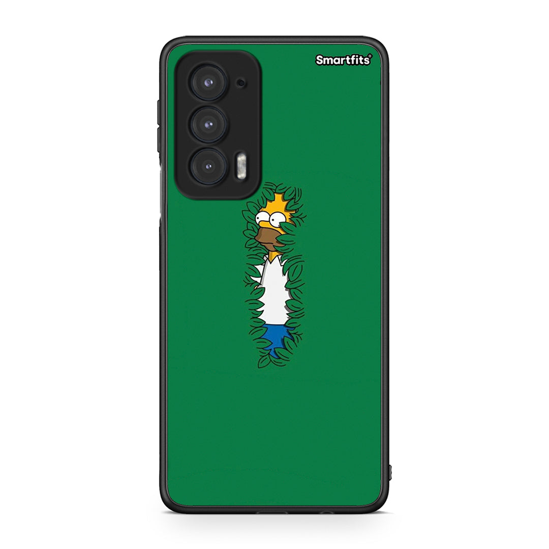 Motorola Edge 20 5G Bush Man Θήκη Αγίου Βαλεντίνου από τη Smartfits με σχέδιο στο πίσω μέρος και μαύρο περίβλημα | Smartphone case with colorful back and black bezels by Smartfits
