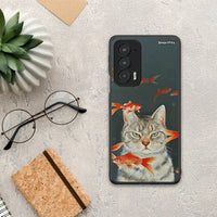 Thumbnail for Cat Goldfish - Motorola Edge 20 5G θήκη