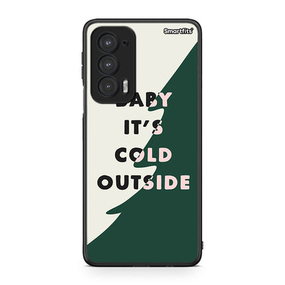 Motorola Edge 20 5G Cold Outside θήκη από τη Smartfits με σχέδιο στο πίσω μέρος και μαύρο περίβλημα | Smartphone case with colorful back and black bezels by Smartfits