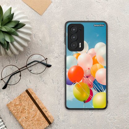 Colorful Balloons - Motorola Edge 20 5G θήκη