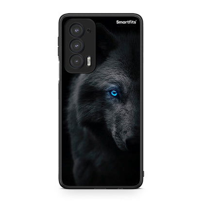 Motorola Edge 20 5G Dark Wolf θήκη από τη Smartfits με σχέδιο στο πίσω μέρος και μαύρο περίβλημα | Smartphone case with colorful back and black bezels by Smartfits