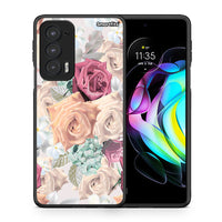 Thumbnail for Θήκη Motorola Edge 20 5G Bouquet Floral από τη Smartfits με σχέδιο στο πίσω μέρος και μαύρο περίβλημα | Motorola Edge 20 5G Bouquet Floral case with colorful back and black bezels