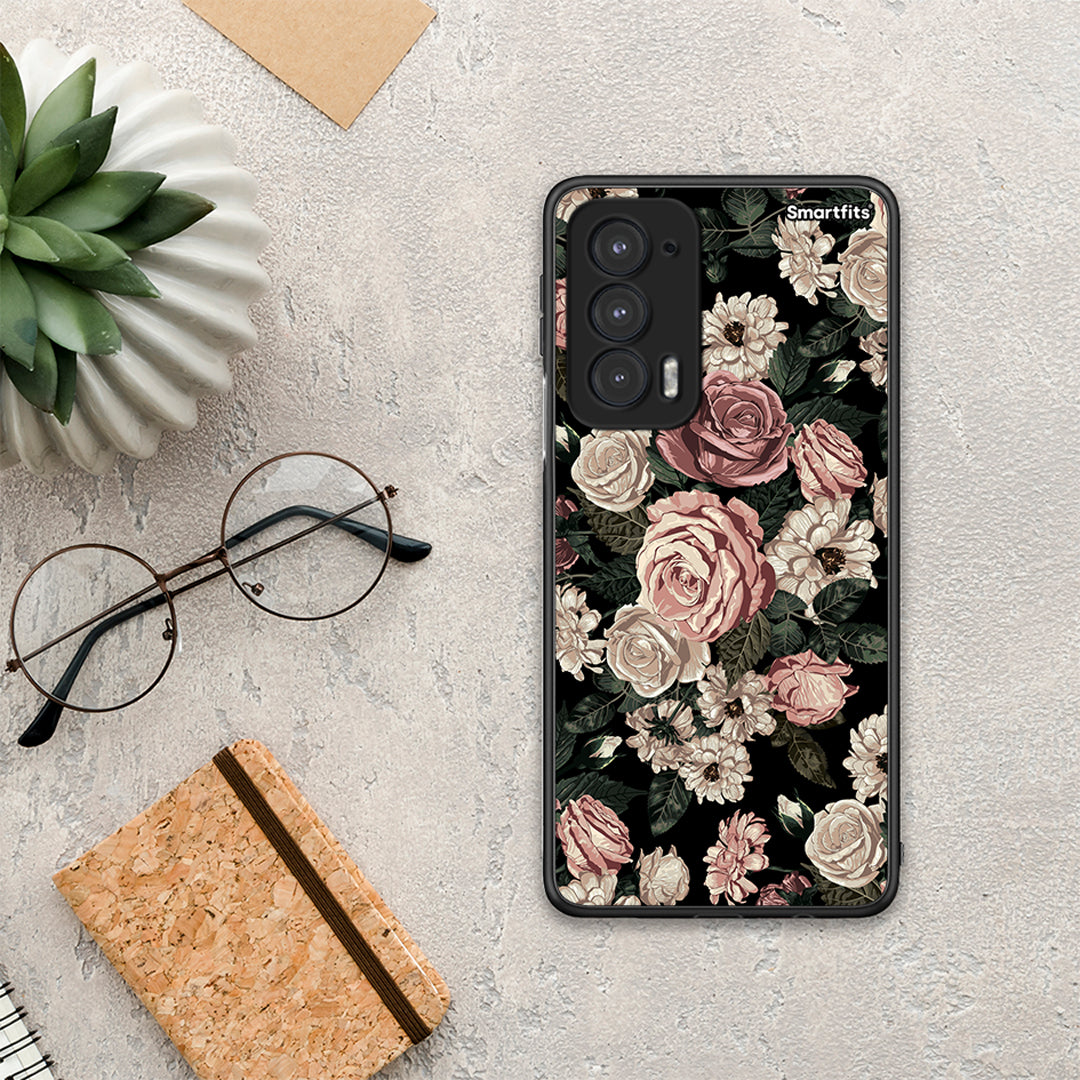 Flower Wild Roses - Motorola Edge 20 5G θήκη