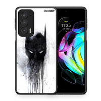 Thumbnail for Θήκη Motorola Edge 20 5G Paint Bat Hero από τη Smartfits με σχέδιο στο πίσω μέρος και μαύρο περίβλημα | Motorola Edge 20 5G Paint Bat Hero case with colorful back and black bezels