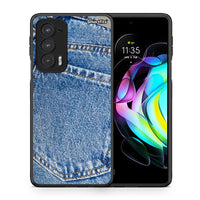 Thumbnail for Θήκη Motorola Edge 20 5G Jeans Pocket από τη Smartfits με σχέδιο στο πίσω μέρος και μαύρο περίβλημα | Motorola Edge 20 5G Jeans Pocket case with colorful back and black bezels