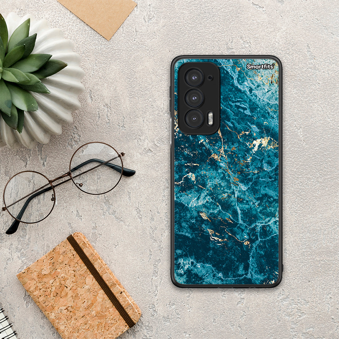 Marble Blue - Motorola Edge 20 5G θήκη