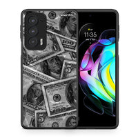 Thumbnail for Θήκη Motorola Edge 20 5G Money Dollars από τη Smartfits με σχέδιο στο πίσω μέρος και μαύρο περίβλημα | Motorola Edge 20 5G Money Dollars case with colorful back and black bezels