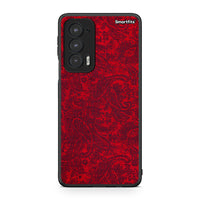 Thumbnail for Motorola Edge 20 5G Paisley Cashmere θήκη από τη Smartfits με σχέδιο στο πίσω μέρος και μαύρο περίβλημα | Smartphone case with colorful back and black bezels by Smartfits