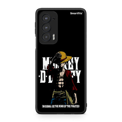 Motorola Edge 20 5G Pirate King θήκη από τη Smartfits με σχέδιο στο πίσω μέρος και μαύρο περίβλημα | Smartphone case with colorful back and black bezels by Smartfits