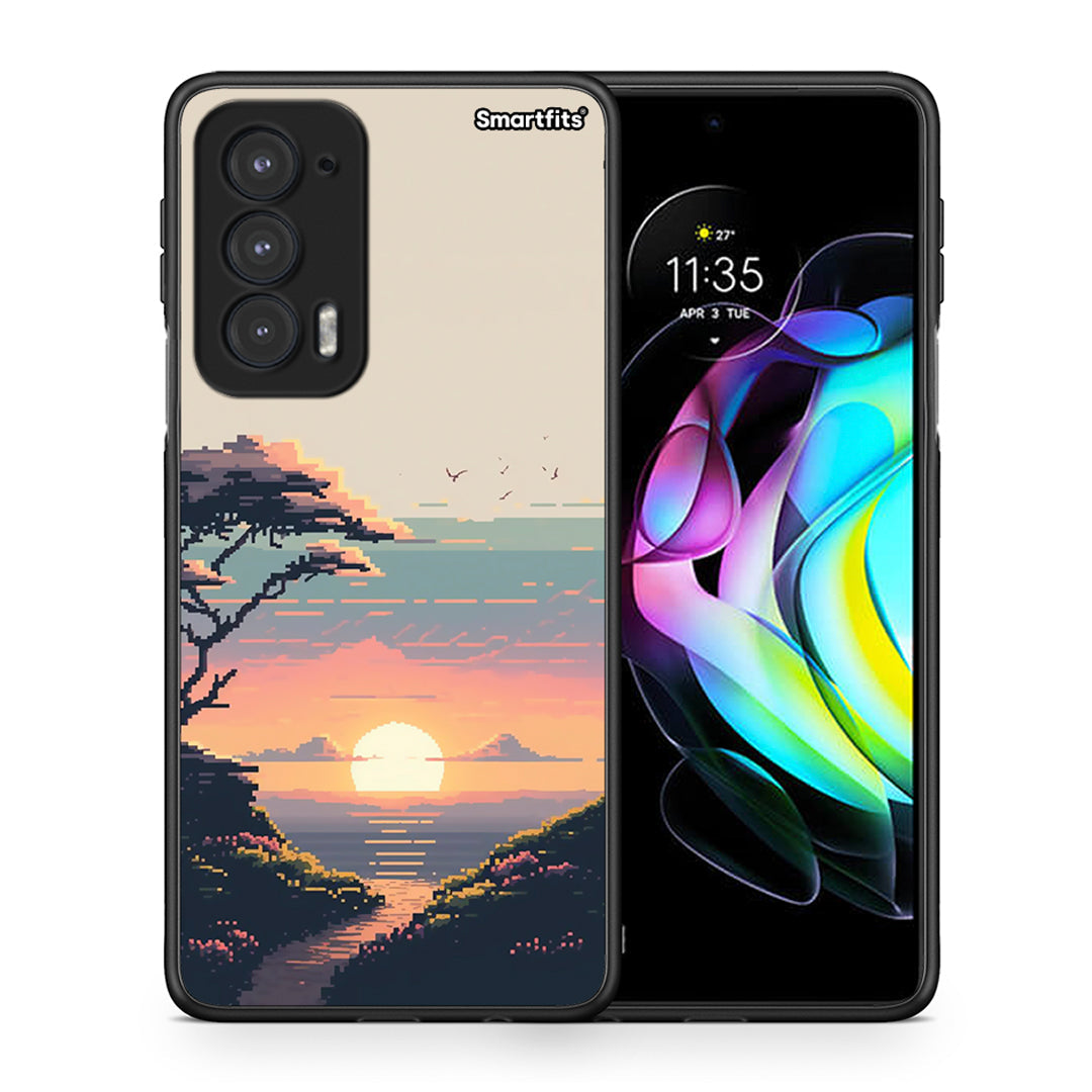 Pixel Sunset - Motorola Edge 20 5G θήκη