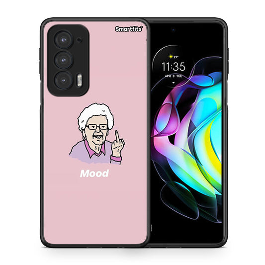 Θήκη Motorola Edge 20 5G Mood PopArt από τη Smartfits με σχέδιο στο πίσω μέρος και μαύρο περίβλημα | Motorola Edge 20 5G Mood PopArt case with colorful back and black bezels