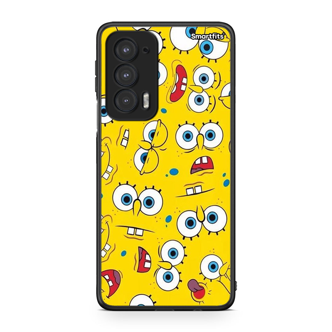 4 - Motorola Edge 20 5G Sponge PopArt case, cover, bumper