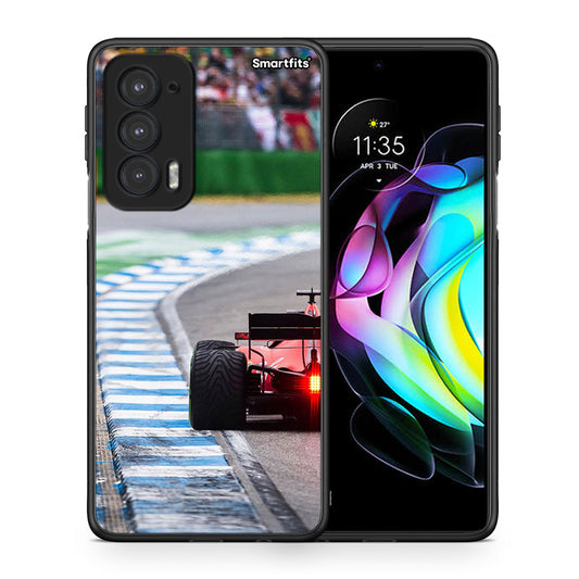 Θήκη Motorola Edge 20 5G Racing Vibes από τη Smartfits με σχέδιο στο πίσω μέρος και μαύρο περίβλημα | Motorola Edge 20 5G Racing Vibes case with colorful back and black bezels