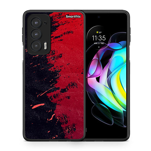 Red Paint - Motorola Edge 20 5G θήκη