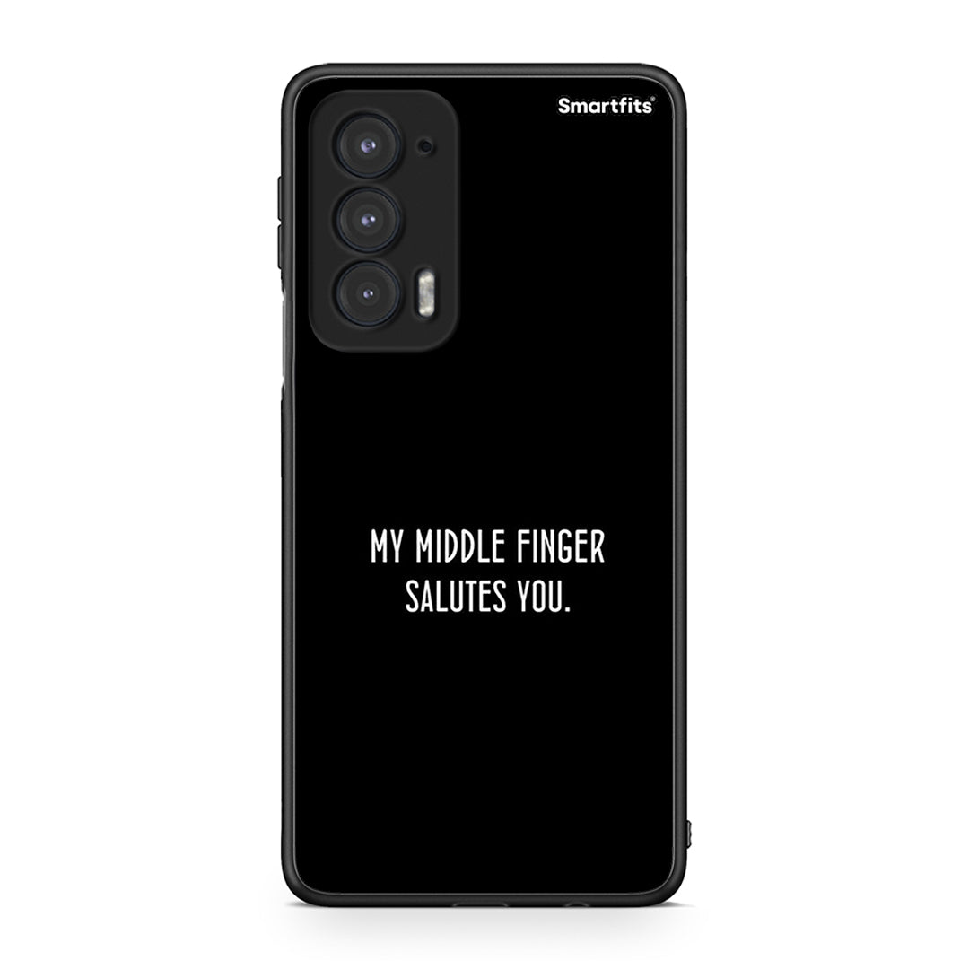 Motorola Edge 20 5G Salute θήκη από τη Smartfits με σχέδιο στο πίσω μέρος και μαύρο περίβλημα | Smartphone case with colorful back and black bezels by Smartfits
