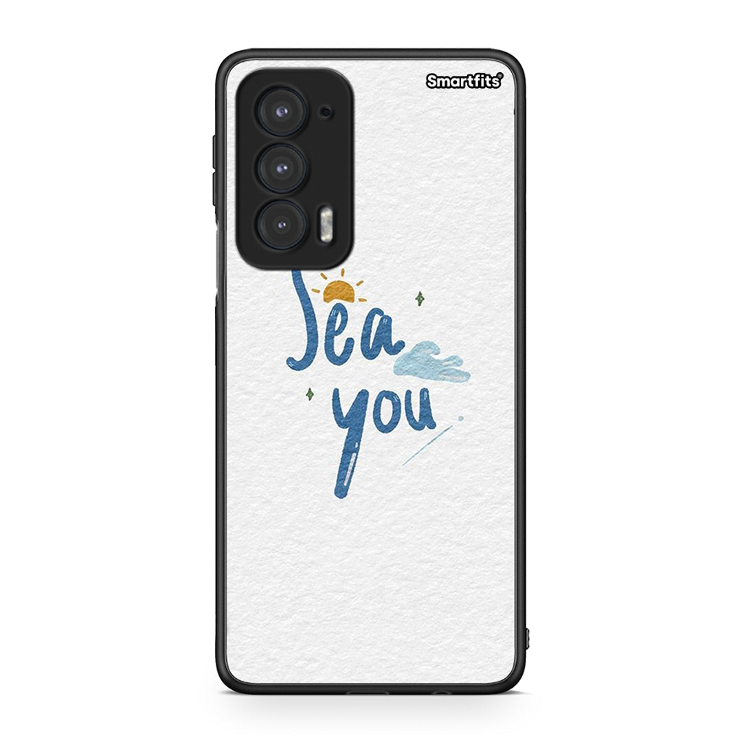 Motorola Edge 20 5G Sea You Θήκη από τη Smartfits με σχέδιο στο πίσω μέρος και μαύρο περίβλημα | Smartphone case with colorful back and black bezels by Smartfits