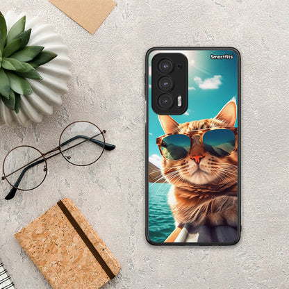 Summer Cat - Motorola Edge 20 5G θήκη