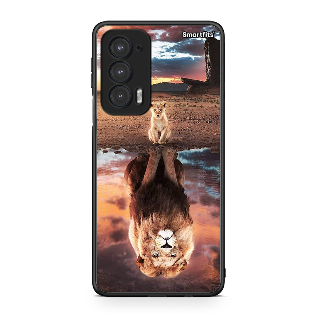 Motorola Edge 20 5G Sunset Dreams Θήκη Αγίου Βαλεντίνου από τη Smartfits με σχέδιο στο πίσω μέρος και μαύρο περίβλημα | Smartphone case with colorful back and black bezels by Smartfits
