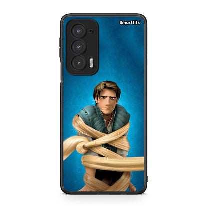 Motorola Edge 20 5G Tangled 1 Θήκη Αγίου Βαλεντίνου από τη Smartfits με σχέδιο στο πίσω μέρος και μαύρο περίβλημα | Smartphone case with colorful back and black bezels by Smartfits