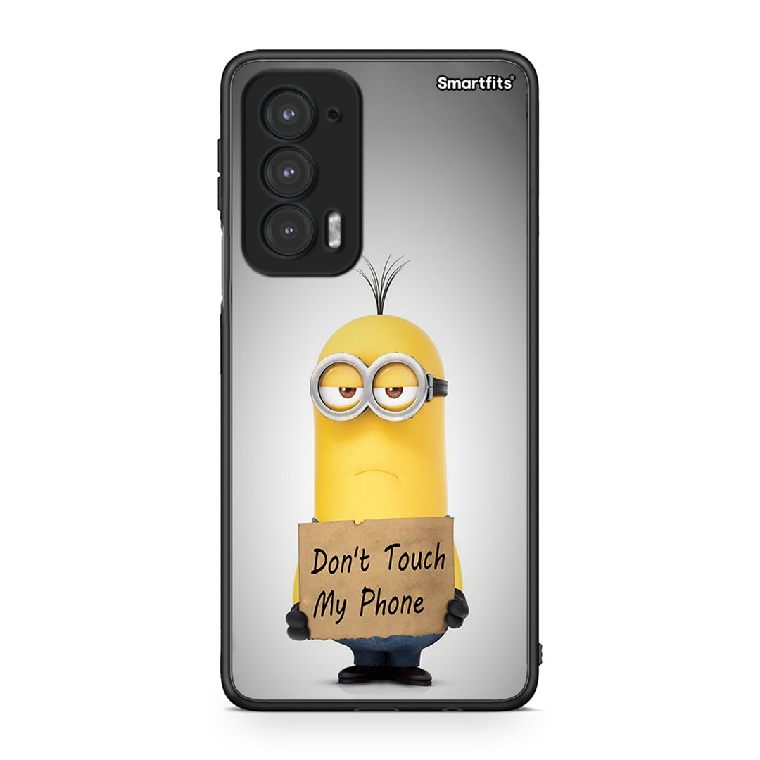 4 - Motorola Edge 20 5G Minion Text case, cover, bumper
