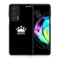 Thumbnail for Θήκη Motorola Edge 20 5G Queen Valentine από τη Smartfits με σχέδιο στο πίσω μέρος και μαύρο περίβλημα | Motorola Edge 20 5G Queen Valentine case with colorful back and black bezels