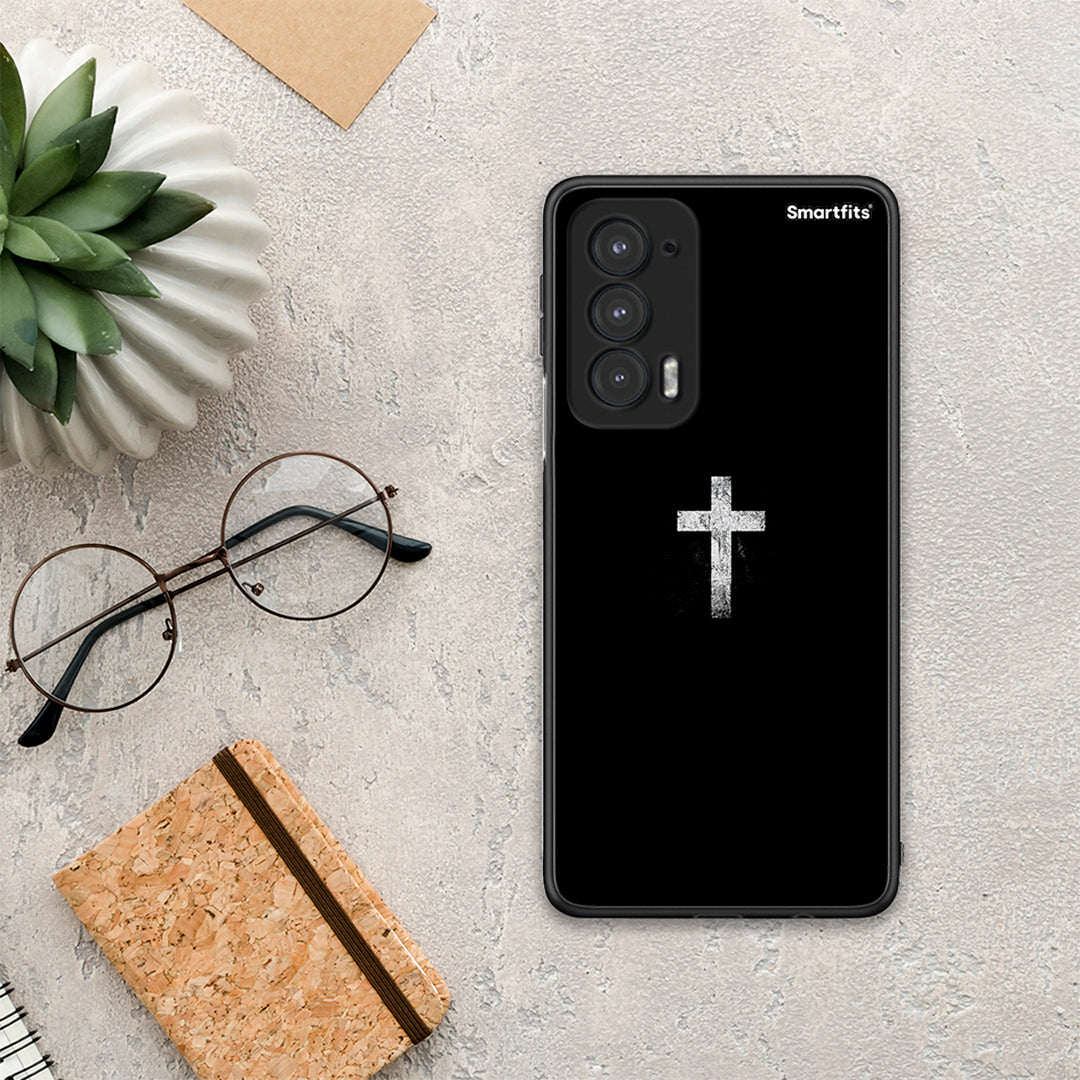 White Cross - Motorola Edge 20 5G θήκη