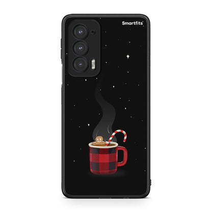 Motorola Edge 20 5G Xmas Bathing θήκη από τη Smartfits με σχέδιο στο πίσω μέρος και μαύρο περίβλημα | Smartphone case with colorful back and black bezels by Smartfits