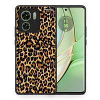 Thumbnail for Θήκη Motorola Edge 40 5G Leopard Animal από τη Smartfits με σχέδιο στο πίσω μέρος και μαύρο περίβλημα | Motorola Edge 40 5G Leopard Animal case with colorful back and black bezels