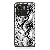 Thumbnail for 24 - Motorola Edge 40 5G White Snake Animal case, cover, bumper