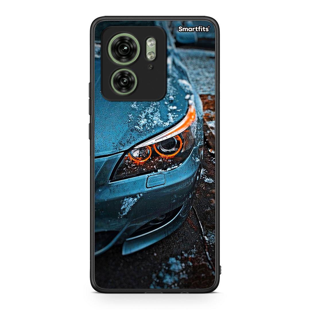 Motorola Edge 40 5G Bmw E60 Θήκη από τη Smartfits με σχέδιο στο πίσω μέρος και μαύρο περίβλημα | Smartphone case with colorful back and black bezels by Smartfits