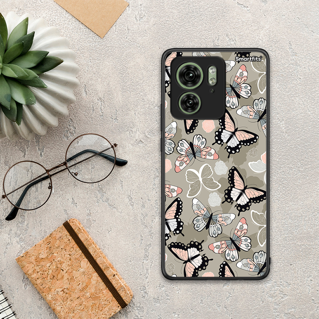 Boho Butterflies - Motorola Edge 40 5G θήκη