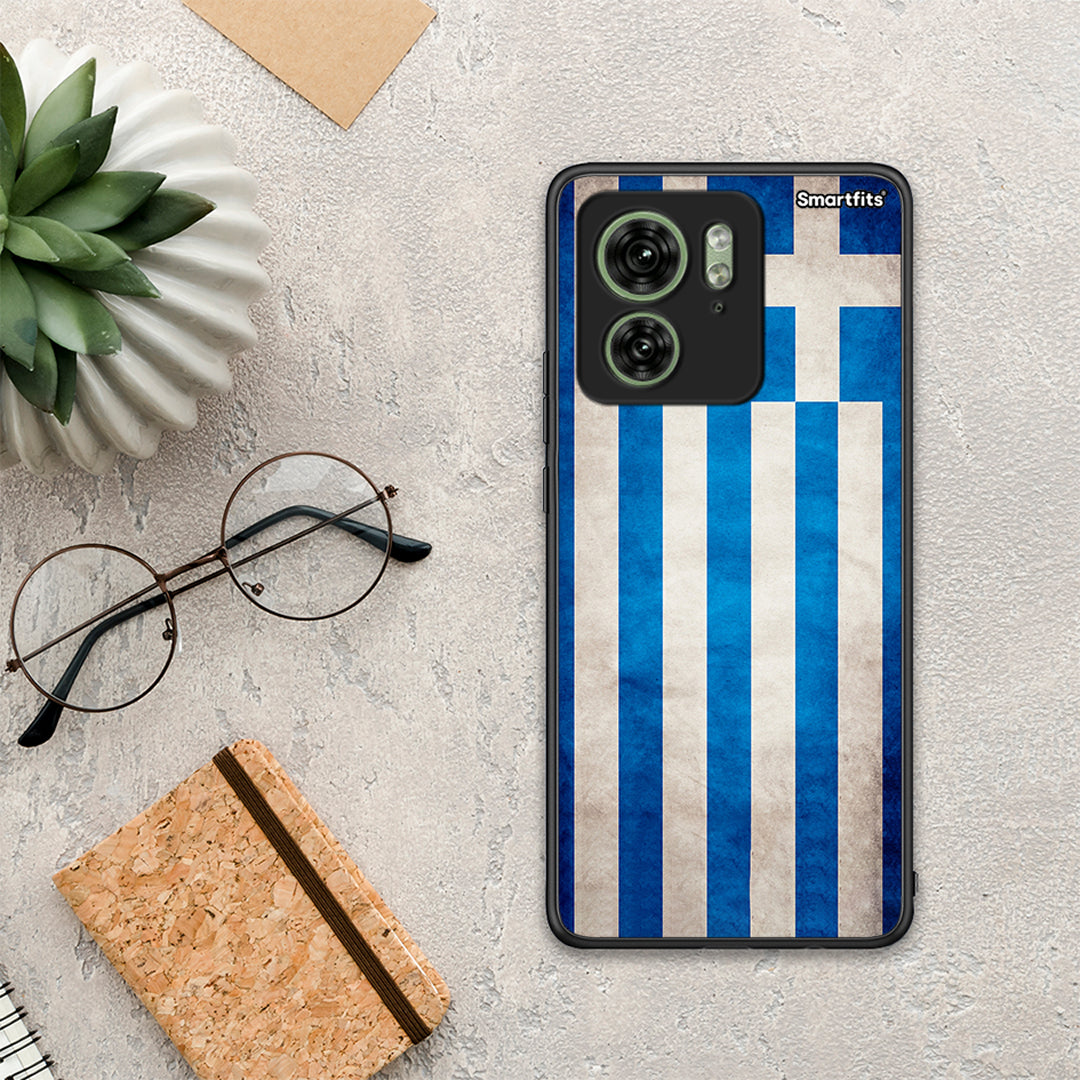 Flag Greek - Motorola Edge 40 5G θήκη