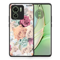 Thumbnail for Θήκη Motorola Edge 40 5G Bouquet Floral από τη Smartfits με σχέδιο στο πίσω μέρος και μαύρο περίβλημα | Motorola Edge 40 5G Bouquet Floral case with colorful back and black bezels