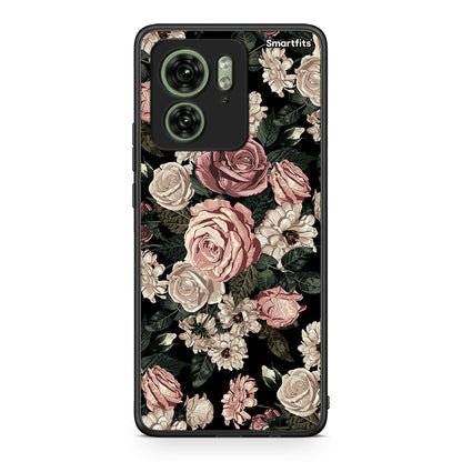 4 - Motorola Edge 40 5G Wild Roses Flower case, cover, bumper