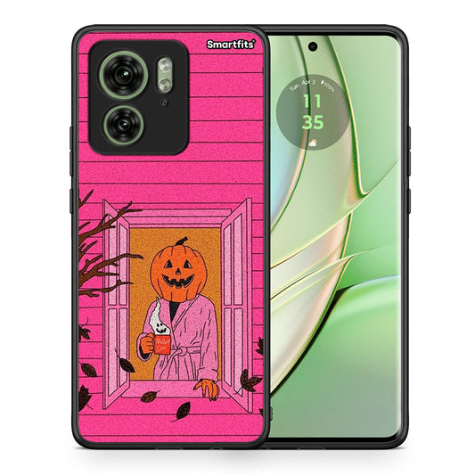 Halloween Pumpkin Lady - Motorola Edge 40 5G θήκη