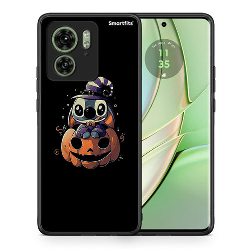 Θήκη Motorola Edge 40 5G Halloween Stitch από τη Smartfits με σχέδιο στο πίσω μέρος και μαύρο περίβλημα | Motorola Edge 40 5G Halloween Stitch case with colorful back and black bezels
