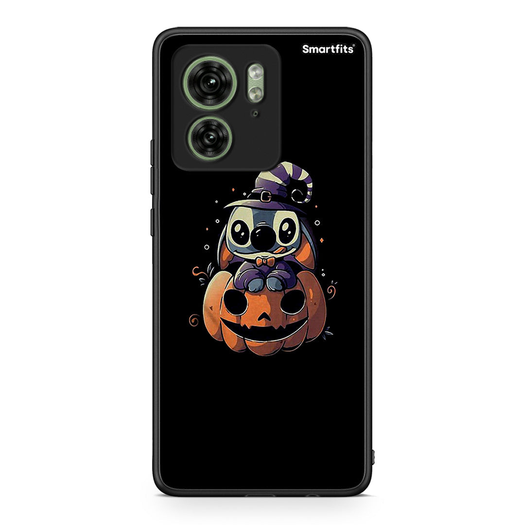 Motorola Edge 40 5G Halloween Stitch θήκη από τη Smartfits με σχέδιο στο πίσω μέρος και μαύρο περίβλημα | Smartphone case with colorful back and black bezels by Smartfits