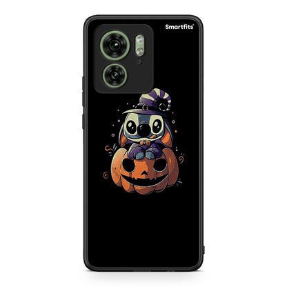 Motorola Edge 40 5G Halloween Stitch θήκη από τη Smartfits με σχέδιο στο πίσω μέρος και μαύρο περίβλημα | Smartphone case with colorful back and black bezels by Smartfits