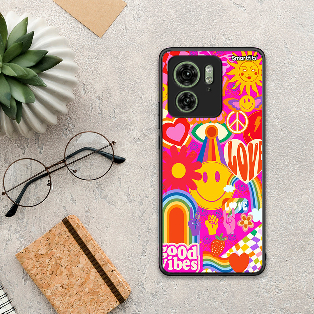 Hippie Love - Motorola Edge 40 5G θήκη