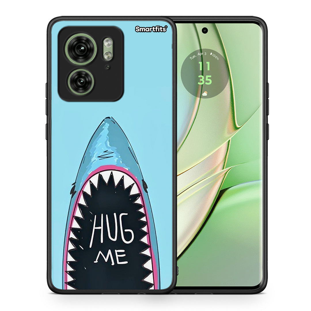 Θήκη Motorola Edge 40 5G Hug Me από τη Smartfits με σχέδιο στο πίσω μέρος και μαύρο περίβλημα | Motorola Edge 40 5G Hug Me case with colorful back and black bezels