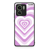 Thumbnail for Motorola Edge 40 5G Lilac Hearts θήκη από τη Smartfits με σχέδιο στο πίσω μέρος και μαύρο περίβλημα | Smartphone case with colorful back and black bezels by Smartfits