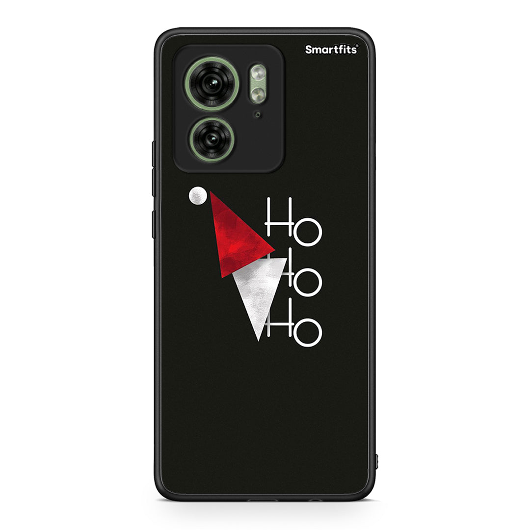 Motorola Edge 40 5G Minimal Christmas θήκη από τη Smartfits με σχέδιο στο πίσω μέρος και μαύρο περίβλημα | Smartphone case with colorful back and black bezels by Smartfits