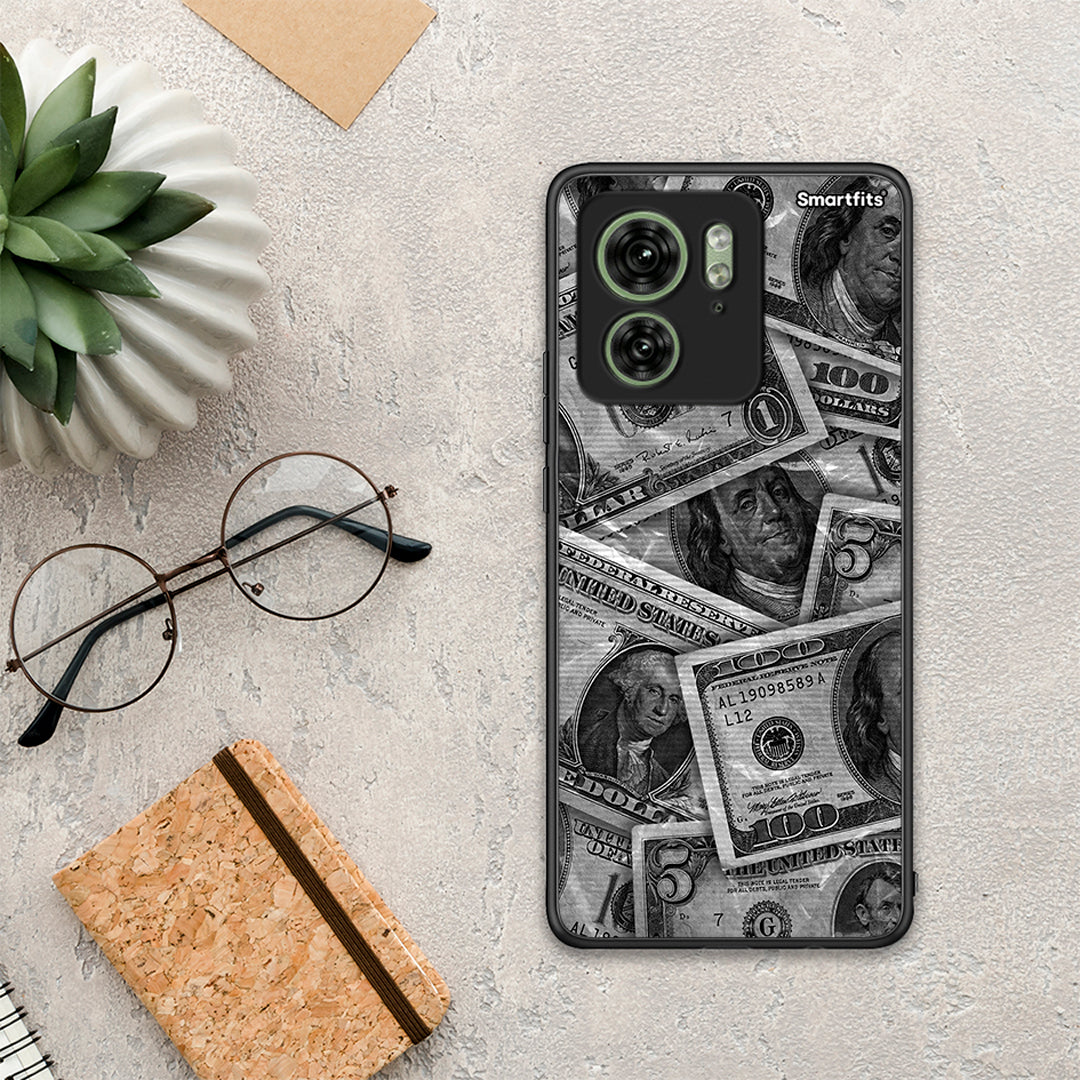 Money Dollars - Motorola Edge 40 5G θήκη