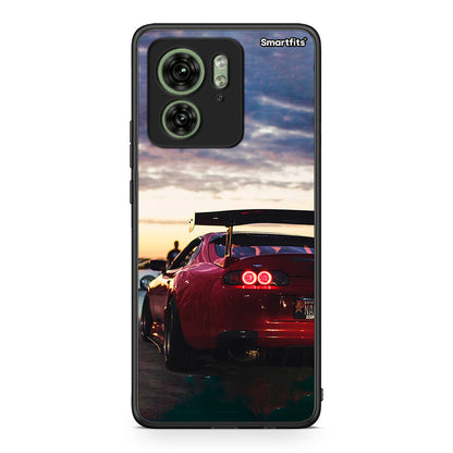 Motorola Edge 40 5G Racing Supra θήκη από τη Smartfits με σχέδιο στο πίσω μέρος και μαύρο περίβλημα | Smartphone case with colorful back and black bezels by Smartfits