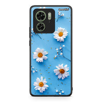 Thumbnail for Motorola Edge 40 5G Real Daisies θήκη από τη Smartfits με σχέδιο στο πίσω μέρος και μαύρο περίβλημα | Smartphone case with colorful back and black bezels by Smartfits