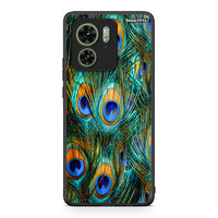 Thumbnail for Motorola Edge 40 5G Real Peacock Feathers θήκη από τη Smartfits με σχέδιο στο πίσω μέρος και μαύρο περίβλημα | Smartphone case with colorful back and black bezels by Smartfits