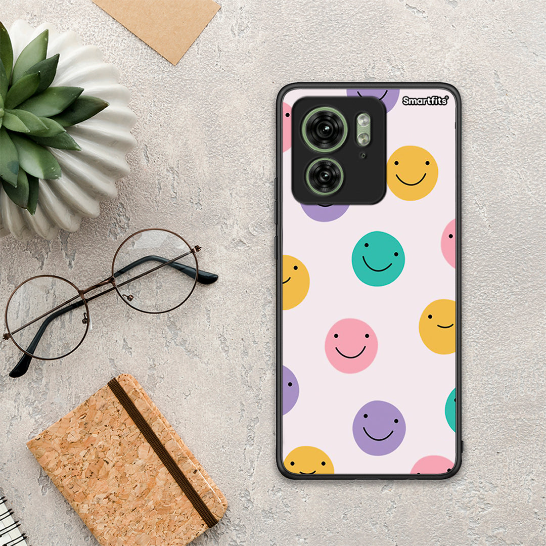 Smiley Faces - Motorola Edge 40 5G θήκη