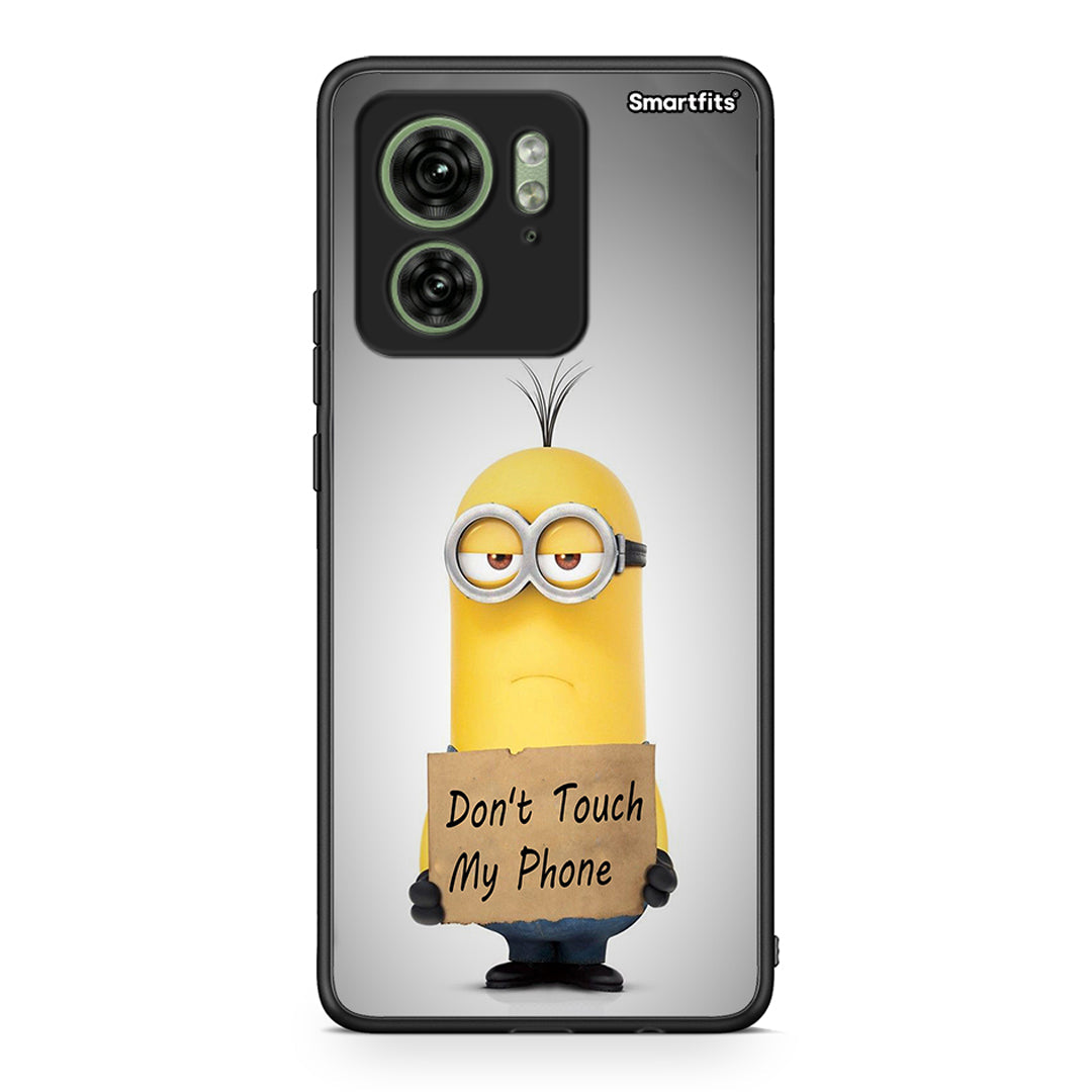 4 - Motorola Edge 40 5G Minion Text case, cover, bumper