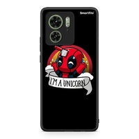 Thumbnail for Motorola Edge 40 5G Unicorn Deadpool θήκη από τη Smartfits με σχέδιο στο πίσω μέρος και μαύρο περίβλημα | Smartphone case with colorful back and black bezels by Smartfits